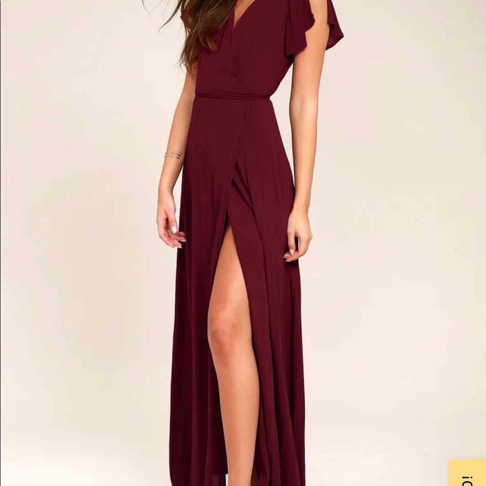 Lulu’s Maxi Wrap Dress